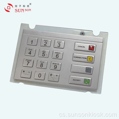 Vodotěsné šifrování PIN podložka pro automat